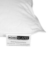 Homescapes White Duck Down Surround Pillow - thumbnail 3