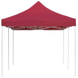 Berkfield Home Professional Folding Party Tent Aluminium 6x3 m Wine Red - thumbnail 4