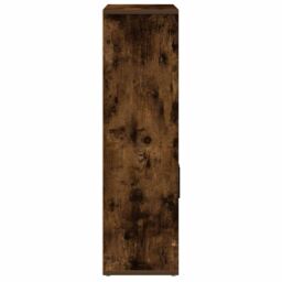 Berkfield Home Bookcase Smoked Oak 60x24x85 cm Engineered Wood in Brown - Size: 60 x 24 x 85 cm - thumbnail 6