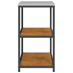 Berkfield Home Kitchen Storage Shelf with Storage Rusty Weathering steel in Brown - thumbnail 7