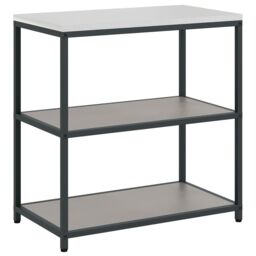 Berkfield Home Kitchen Storage Shelf with Storage Rusty Weathering steel in Brown - thumbnail 5