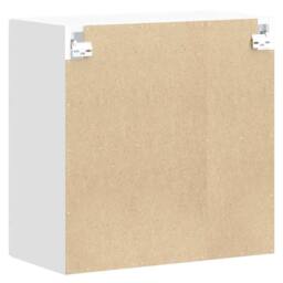 Berkfield Home Kitchen Wall Cabinet with Glass Door Lucca White Engineered Wood - thumbnail 9