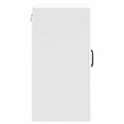 Berkfield Home Kitchen Wall Cabinet with Glass Door Lucca White Engineered Wood - thumbnail 8