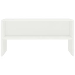 Berkfield Home TV Cabinet White 80x40x40 cm Engineered Wood - Size: 80 x 40 x 40 cm - thumbnail 4