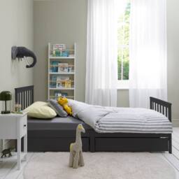 Nöa and Nani Otis Single 3ft Bed with 4 Pull-Out Storage Drawers in Anthracite in Grey - thumbnail 3