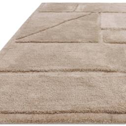 The Rug Shop UK Beige Geometric Modern Easy to clean Machine Made Rug - Size: 200 cm x 290 cm - thumbnail 3