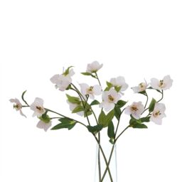 Hill Interiors The Natural Garden Collection Hellebore Artificial Flower in Green - thumbnail 2