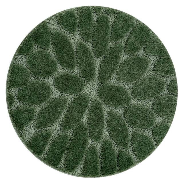 RugsX Dywaniki Łazienkowe Rug in Green - Size: 100 cm diameter - image 1