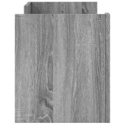 Berkfield Home TV Cabinet Grey Sonoma 100x35x40 cm Engineered Wood - Size: 100 x 35 x 40 cm - thumbnail 5