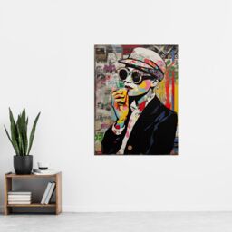 Artery8 Wall Art Print London Underground Vintage Fashion Artwork Sunglasses Advert Collage Retro Meets Pop Art Vibrant Colourful Bold Modern - thumbnail 4