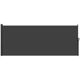 Kelvenix Side Awning Retractable, Privacy Screen, 400x180cm in Black - Size: 0.6m2 - thumbnail 1