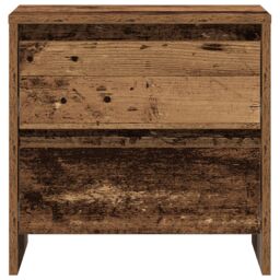 Berkfield Home Bedside Cabinet 2 pcs Old Wood 45x34x44, 5 cm Engineered Wood in Brown - thumbnail 7