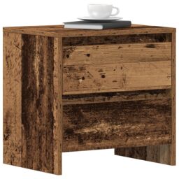 Berkfield Home Bedside Cabinet 2 pcs Old Wood 45x34x44, 5 cm Engineered Wood in Brown - thumbnail 3