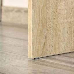 FLAVORA L-Shaped Corner Computer Desk Study Table in Natural - Size: 1000L - thumbnail 6
