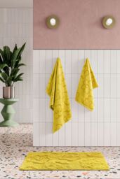 Ted Baker 'Magnolia' Cotton Towels in Gold - thumbnail 2