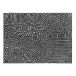 Marlow Large Rug 160x230cm Soft Floor Runner Machine Washable Non Slip in Grey - Size: 160 cm x 230 cm - thumbnail 3