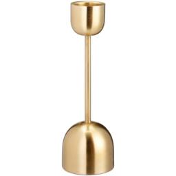EONLION 1X 25cm Gold Metal Taper Candlestick Bell Candle Holder Stand - Size: 1X 25 cm