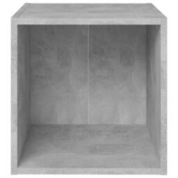 Berkfield Home TV Cabinets 2 pcs Concrete Grey 37x35x37 cm Engineered Wood - Size: 37 x 35 x 37 cm - thumbnail 4