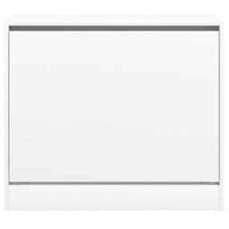 Berkfield Home Shoe Cabinet White 80x42x69 cm Engineered Wood - Size: 80 x 42 x 69 cm - thumbnail 5