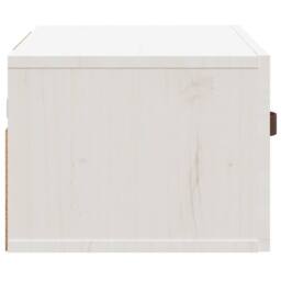 Berkfield Home Beautiful Wall-mounted Bedside Cabinet White 40x29.5x22 cm - thumbnail 6