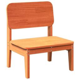 Berkfield Home Garden Chairs 2 pcs Wax Brown 60x52.5x72 cm Solid Wood Pine - thumbnail 3