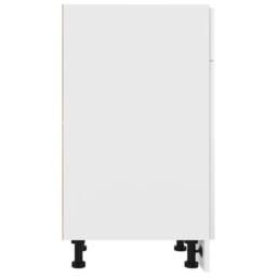Berkfield Home Drawer Bottom Cabinet White 30x46x81.5 cm Engineered Wood - thumbnail 8