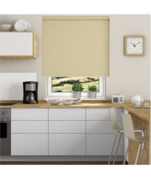 New Edge Blinds Thermal Blackout Roller Blinds 175cm Drop x Width 120cm Light Grey in Taupe - Size: 105 cm width x 175 cm drop - thumbnail 2
