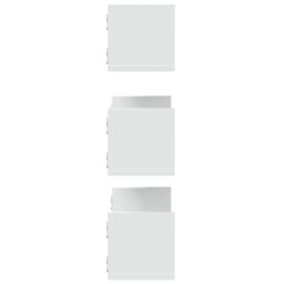 Berkfield Home Wall Shelves 3 pcs White 58x18x18 cm Engineered Wood - Size: 58 x 18 x 18 cm - thumbnail 5