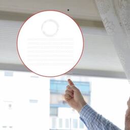 SPETLEK Plastic Roman Blind Curtain Rings 100PCS in Clear - thumbnail 4