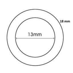 SPETLEK Plastic Roman Blind Curtain Rings 100PCS in Clear - thumbnail 3