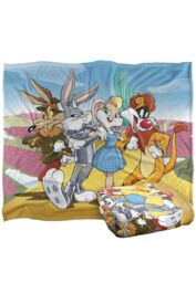 Warner Brothers Looney Tunes Officially Licensed Silky Touch Super Soft Throw Blanket 152 x 127 cm in White - thumbnail 2