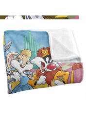 Warner Brothers Looney Tunes Officially Licensed Silky Touch Super Soft Throw Blanket 152 x 127 cm in White - thumbnail 3