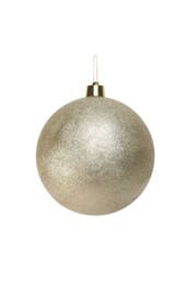 KDMD Champagne Glitter Shatterproof Bauble x1 30cm in Gold - thumbnail 1