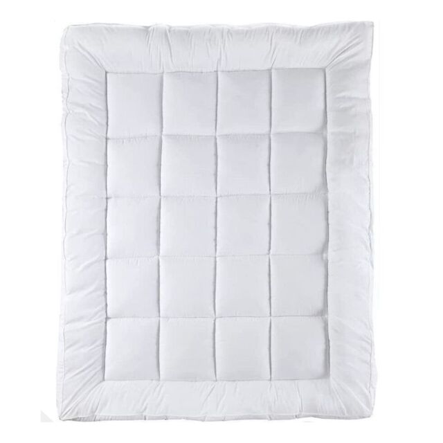 SPETLEK Hotel Quality Mattress Topper 10cm Deep Thick Single Double King Super in White - image 1