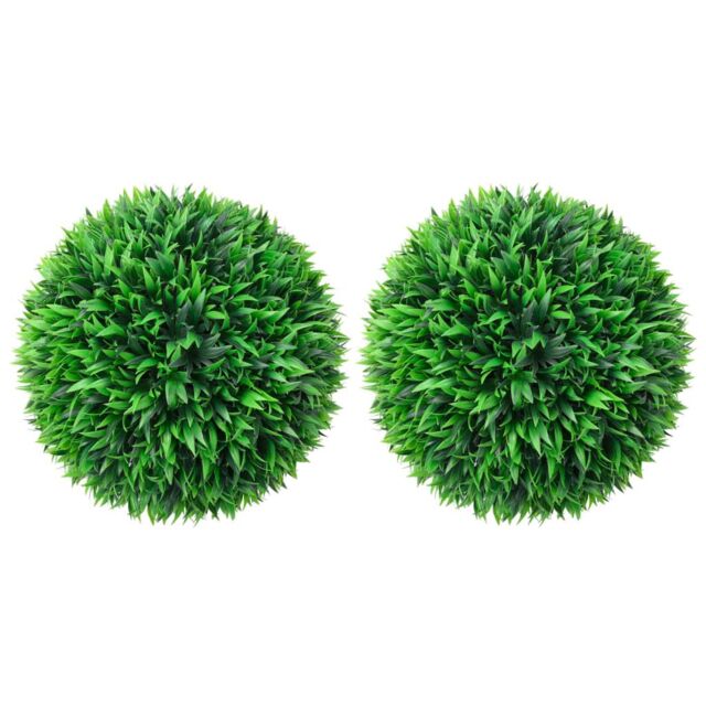 Berkfield Home Artificial Boxwood Balls 2 pcs 47 cm in Green