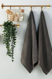 CHRISTY 'Luxe' Elegant 100% Turkish Cotton 730GSM Towels in Brown - thumbnail 4