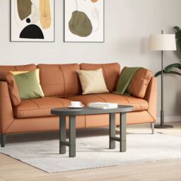 Berkfield Home Coffee Table Legs Anthracite 2 pcs 28x(42-43) cm Steel in Black - thumbnail 2