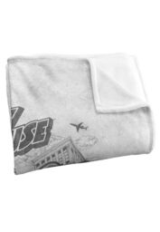 ViacomCBS/Nickelodeon Mighty Mouse Sketch Silky Touch Super Soft Throw Blanket 152 X 127 cm in White - thumbnail 3