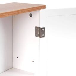 Wyld and Coco Wall-Mounted Mirror Cabinet White MDF 17x60 cm - thumbnail 8