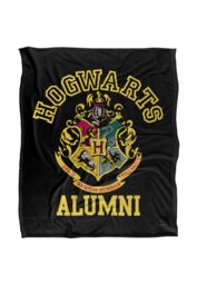 Warner Brothers Harry Potter Hogwarts Alumni Blanket 152 x 127 cm in White - thumbnail 1