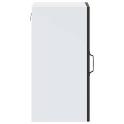 Berkfield Home Kitchen Wall Cabinet with Glass Door¬†Porto Black - thumbnail 8