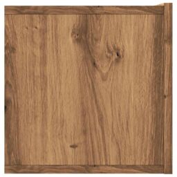 Berkfield Home Wall Mounted TV Cabinet Artisan Oak 120x30x30 cm Engineered Wood in Brown - Size: 120 x 30 x 30 cm - thumbnail 5