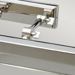 Netlighting Chawton 4 Light Large Picture Wall Light Polished Nickel E14 in Grey - thumbnail 3