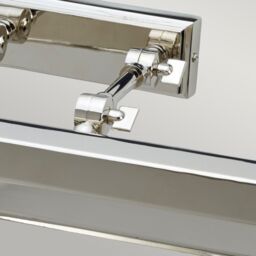 Netlighting Chawton 4 Light Large Picture Wall Light Polished Nickel E14 in Grey - thumbnail 4