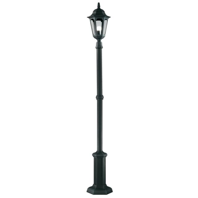 Loops Outdoor IP44 1 Bulb Midi Lamp Post Black LED E27 100W Bulb Light Fitting