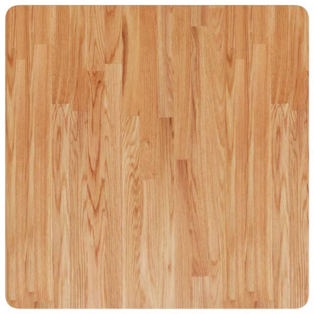 Berkfield Home Square Table Top Light Brown 70x70x4cm Treated Solid Wood Oak - Size: 70 x 70 x 4 cm - image 1