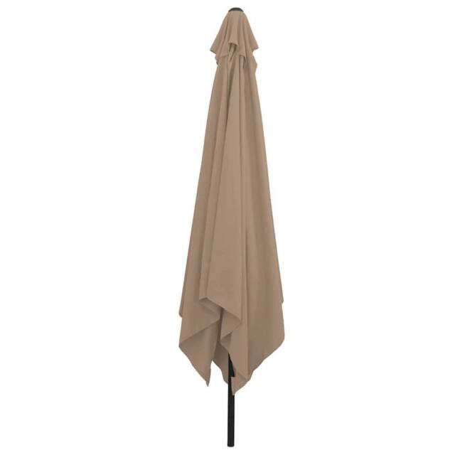 Berkfield Home Square Garden Umbrella 295x245 cm Taupe