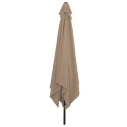 Berkfield Home Square Garden Umbrella 295x245 cm Taupe - thumbnail 1
