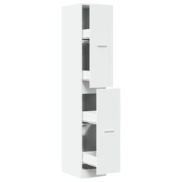Berkfield Home Apothecary Cabinet¬†White 30x41x174.5 cm Engineered Wood in White - thumbnail 2