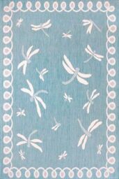 Rugstyle Summer Breeze Outdoor Rug in Aqua - Size: 100 cm x 150 cm - thumbnail 2